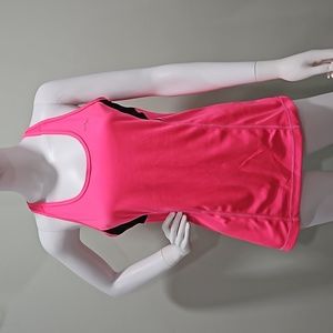 HIND Racerback Tank Top W/ Mesh Panels